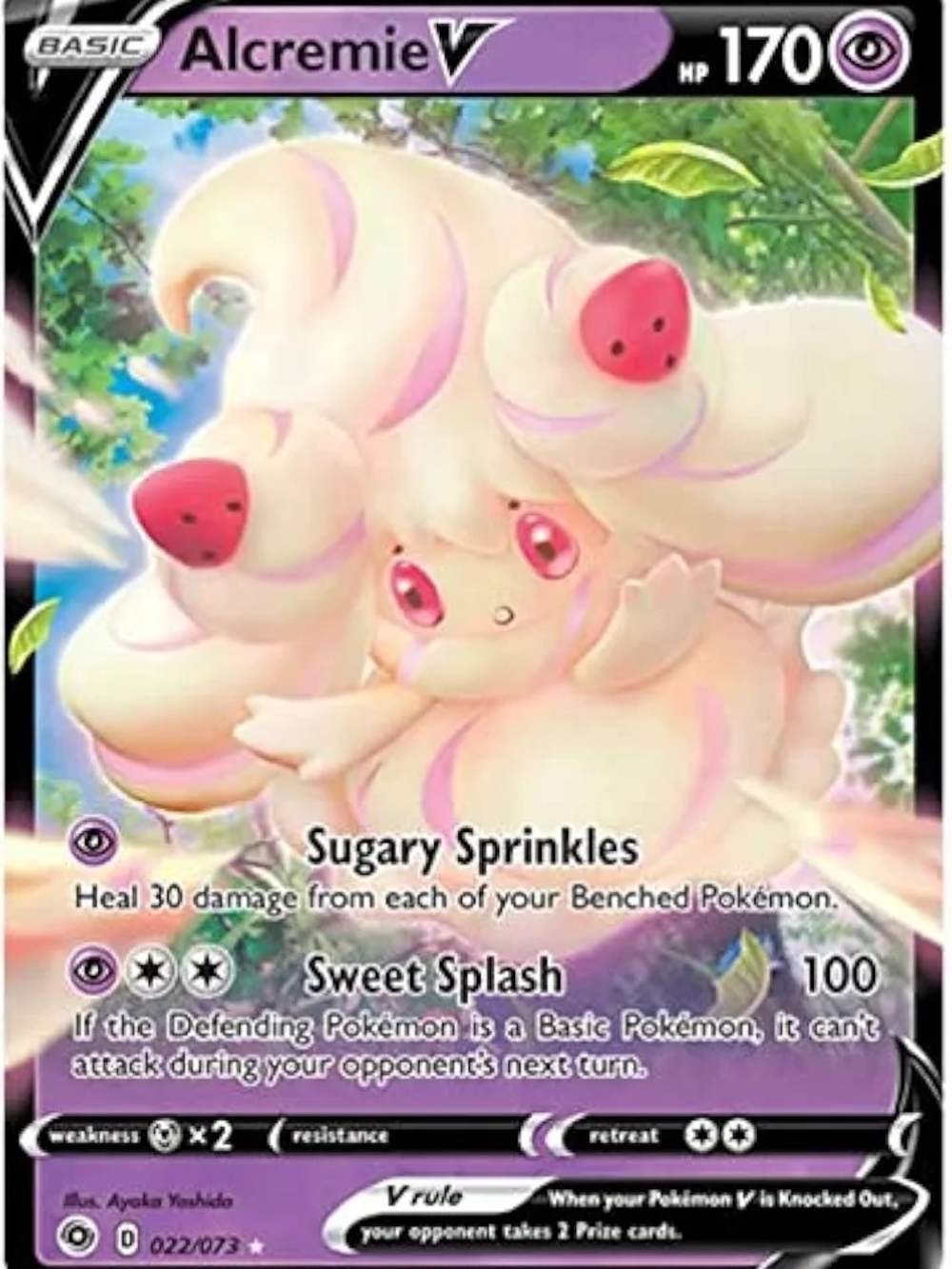 Pokemon Alcremie V Ultra Rare Trading Card